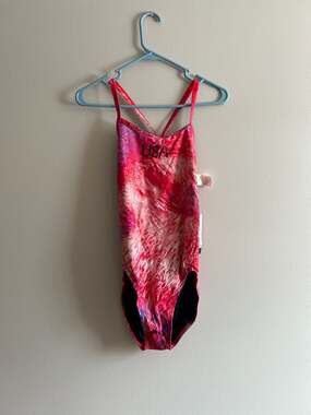 Nike Swim Hydrastrong Team USA Racerback One-Piece Swimsuit Size 36